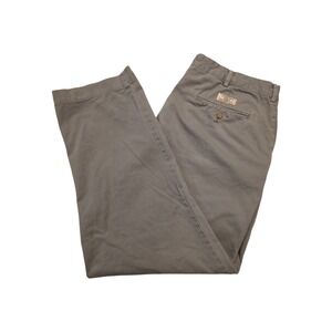 Vintage Polo Ralph Lauren Classic Chino Pants Mens 40x30 Gray Straight Leg
